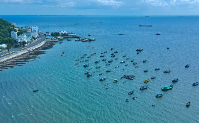 Bãi Trước, Vũng Tàu nhìn từ trên cao. Ảnh: Trần Thành Duy