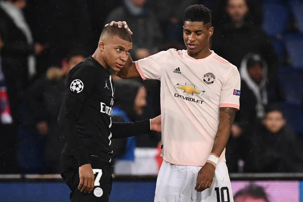 PSG từ lâu đã muốn có tiền đạo Rashford thay thế Mbappe. Ảnh: GETTY.