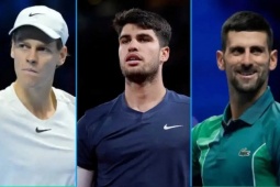 Sinner và Alcaraz dạo chơi chờ Grand Slam, Djokovic "làm nóng" trước Úc mở rộng