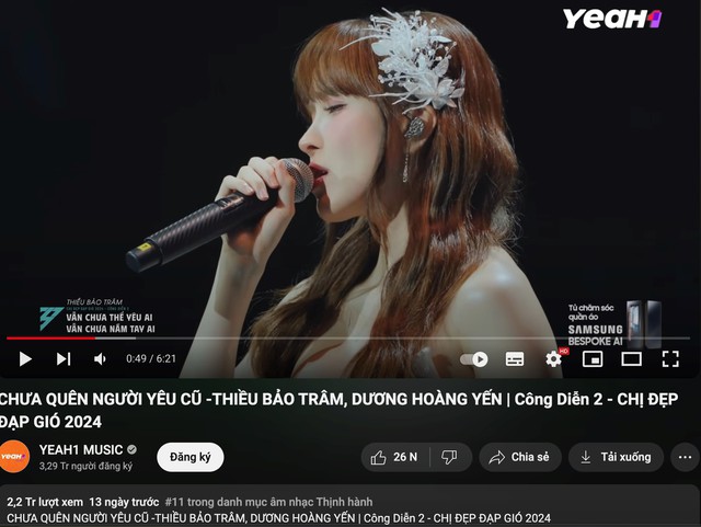 Tiết mục "Chưa quên người yêu cũ"