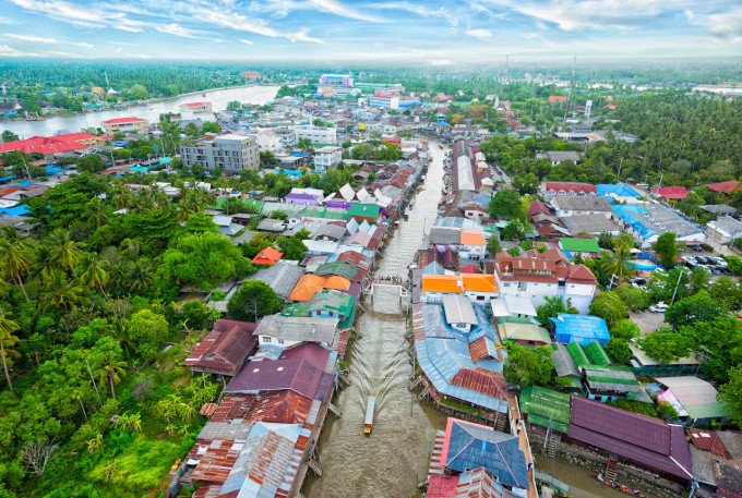 Chợ nổi Amphawa, tỉnh Samut Songkhram. Ảnh: TAT