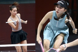 Dàn hot girl pickleball váy áo quyến rũ, so tài nảy lửa: Vợ xinh của Hoàng Nam bị loại sớm