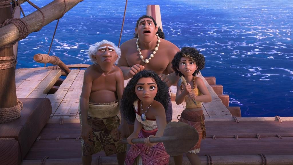 Hình ảnh trong phim Hành trình của Moana 2.