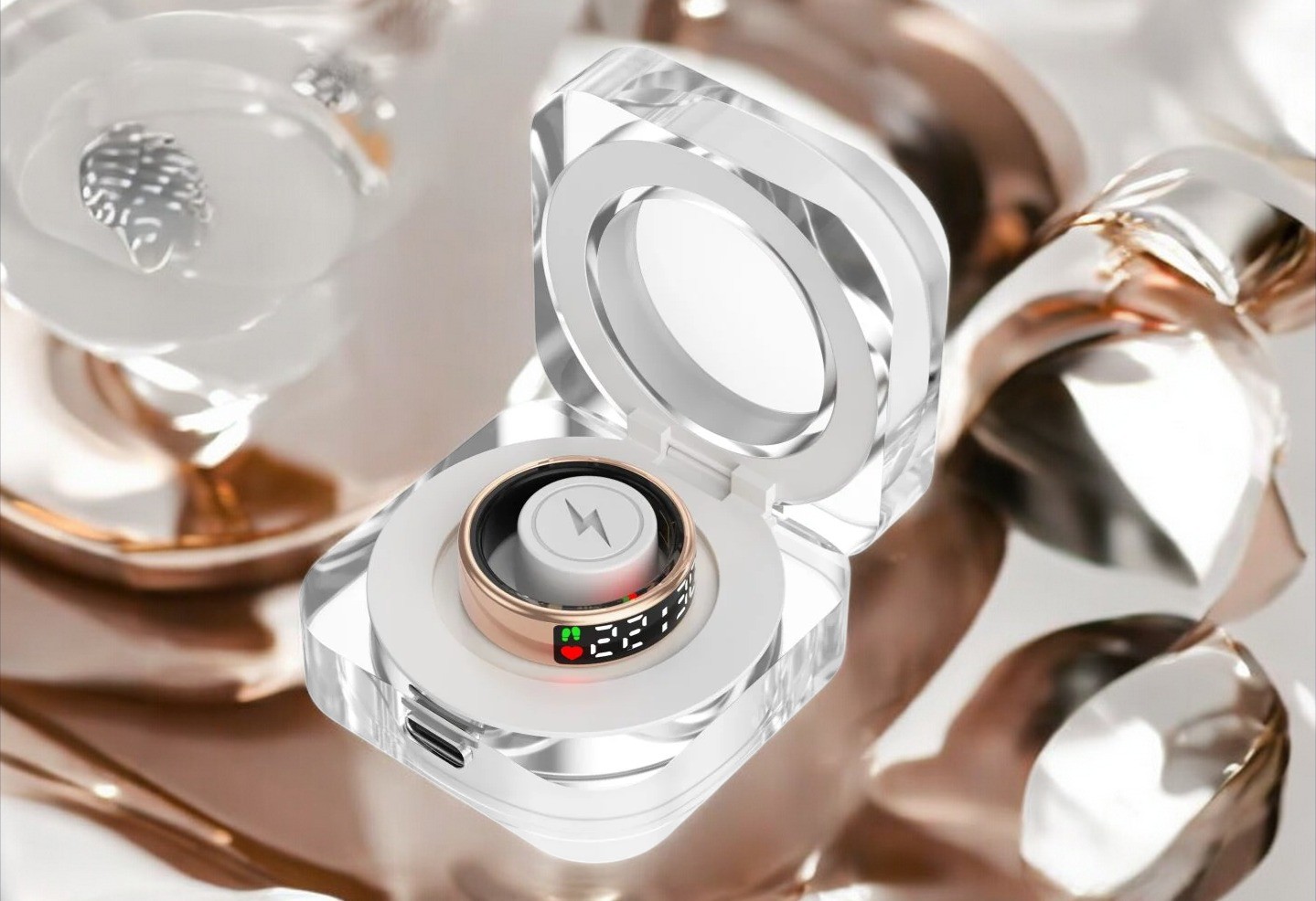 Rogbid SR08 Ultra is the world's first smart ring with a screen.