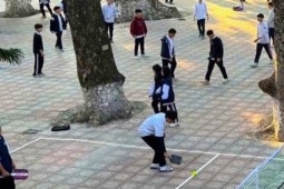 Pickleball đã xuất hiện trong trường học ở Hà Nội