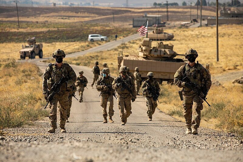 Binh sĩ Mỹ ở Syria. Ảnh: US Army