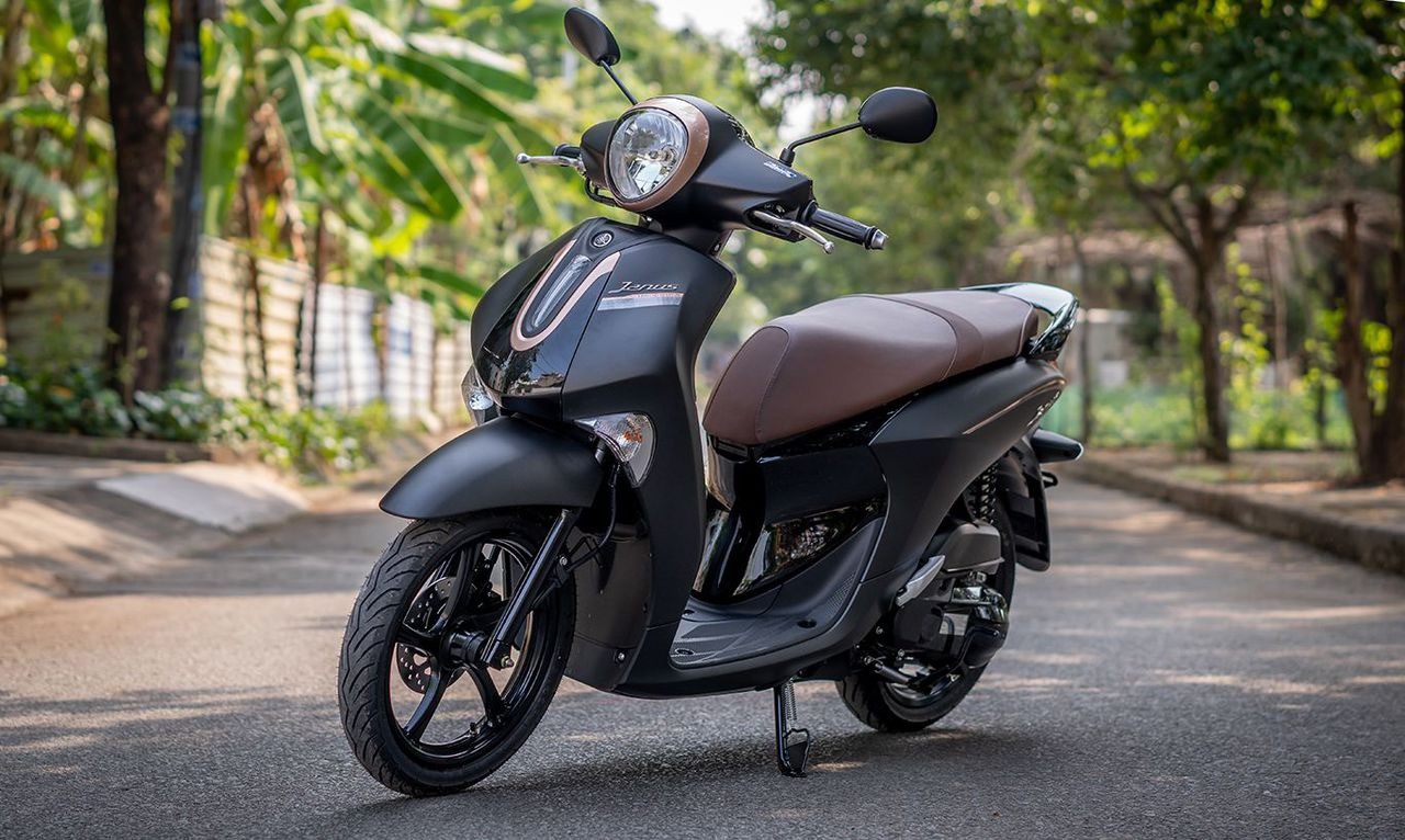 Yamaha Janus có ngoại hình trẻ trung, gọn gàng và tiện lợi.