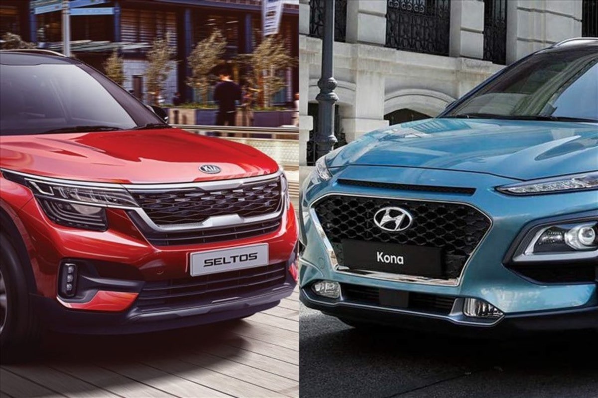 Kia Seltos và Hyundai Kona.