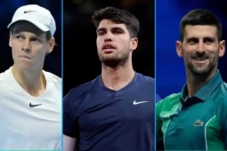 Alcaraz và Sinner sẽ so vợt với ai năm 2025, Djokovic có "cả đêm thi đấu"?