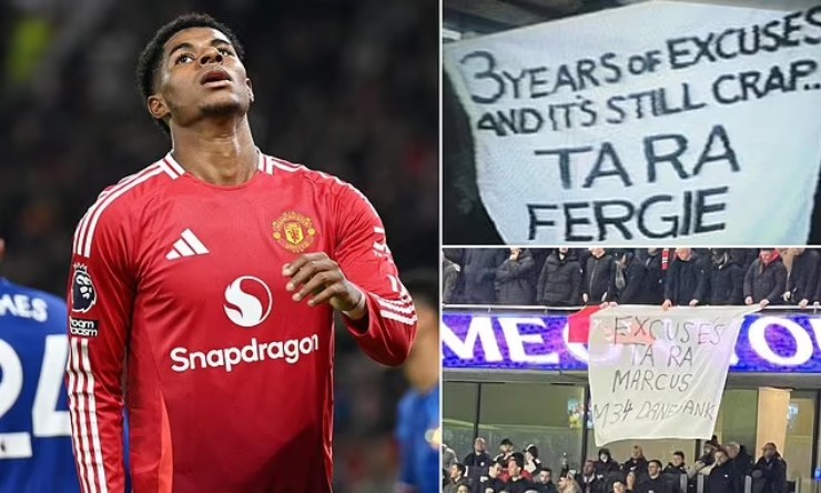 Fan MU&nbsp;"tạm biệt" Rashford