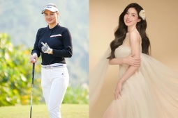 Người đẹp bóng chuyền Kim Huệ giành giải chơi golf, Nguyễn Phương xinh lung linh đón tuổi mới