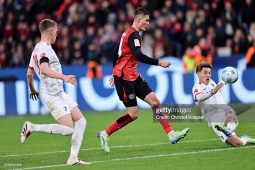 Video bóng đá Leverkusen - Freiburg: Đại tiệc 6 bàn, cú poker của Schick (Bundesliga)