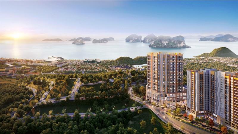 &nbsp;Misaki Tower được ví như “bông hoa đẹp nhất” trên thị trường Hạ Long