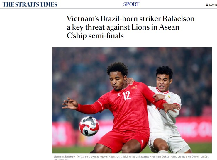 The Straits Times đánh giá Xuân Son là mối lo lớn nhất với ĐT Singapore ở bán kết AFF Cup