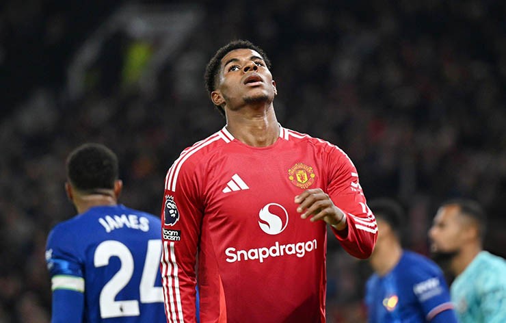 Rashford chán nản với tình cảnh của mình