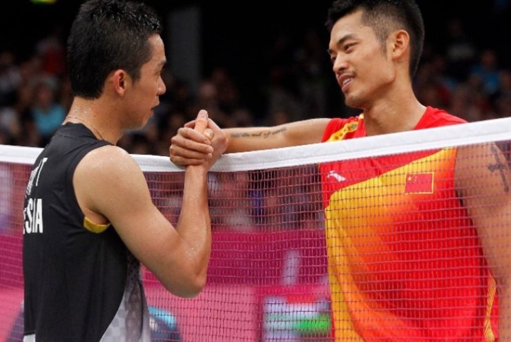 Huyền thoại cầu lông Lin Dan tái xuất so vợt với Hidayat ở giải toàn sao