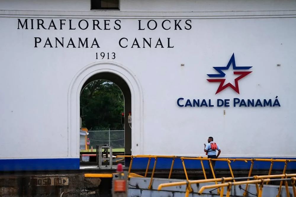 Một phần âu tàu Miraflores thuộc hệ thống Kênh đào Panama. Ảnh: AFP