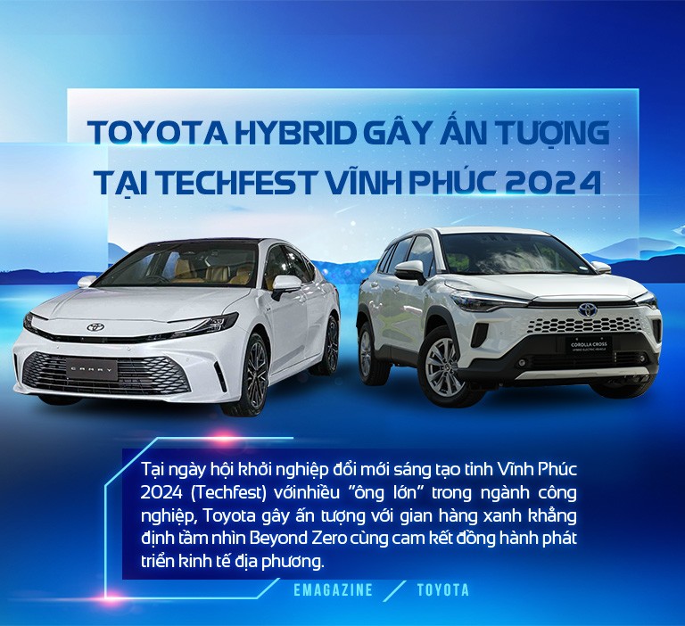 Toyota Hybrid gây ấn tượng tại Techfest Vĩnh Phúc 2024 - 2