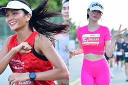 Ngọc Trinh, hoa hậu H'Hen Nie cùng dàn người đẹp làm xôn xao marathon năm 2024