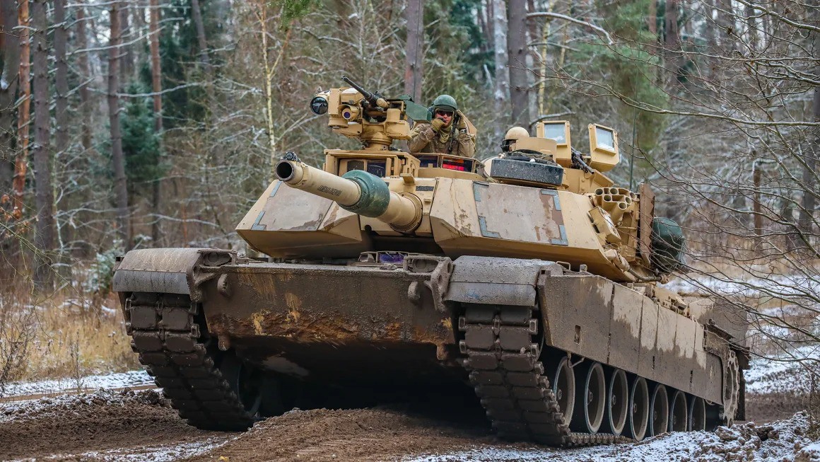 Xe tăng M1A1 Abrams. Ảnh: US Army National Guard