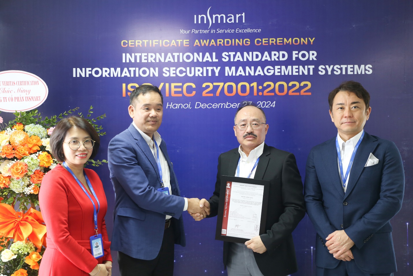 Insmart chính thức nhận chứng chỉ ISO/IEC 27001:2022 về hệ thống quản lý an toàn thông tin - 3