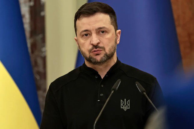 Tổng thống Ukraine Volodymyr Zelensky. (Ảnh: Getty Images)