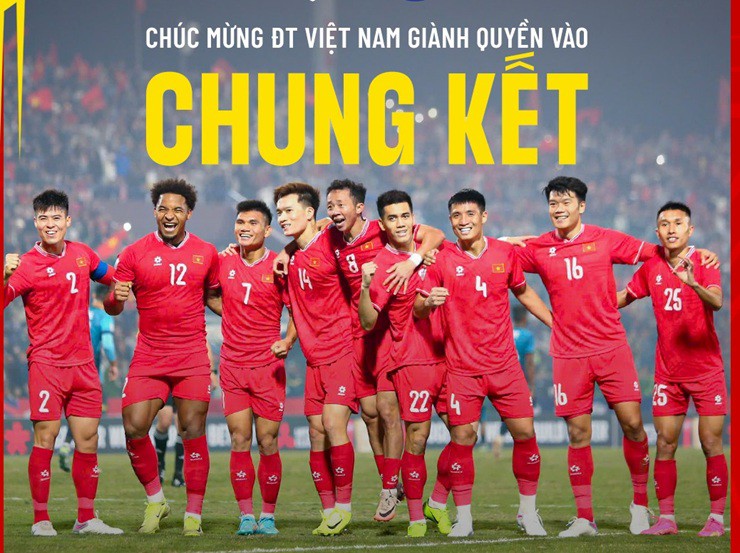 ĐT Việt Nam nhận thưởng nóng 1,5 tỷ đồng sau khi vào chung kết AFF Cup 2024