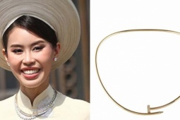 Bộ kiềng cưới hơn 4 tỷ đồng của con gái 'vua hàng hiệu' Johnathan Hạnh Nguyễn