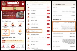 Cách kiểm tra đã có nơi thường trú, tạm trú trên VNeID hay chưa?