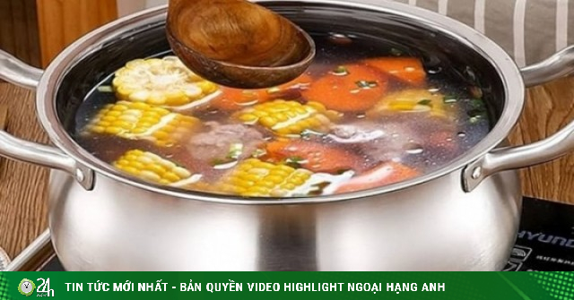 Sai lầm khi để thức ăn lâu trong nồi inox