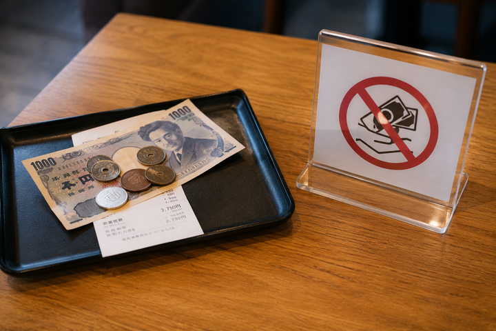 Người Nhật Bản không có văn hóa nhận tiền tip. (Ảnh: iStock)