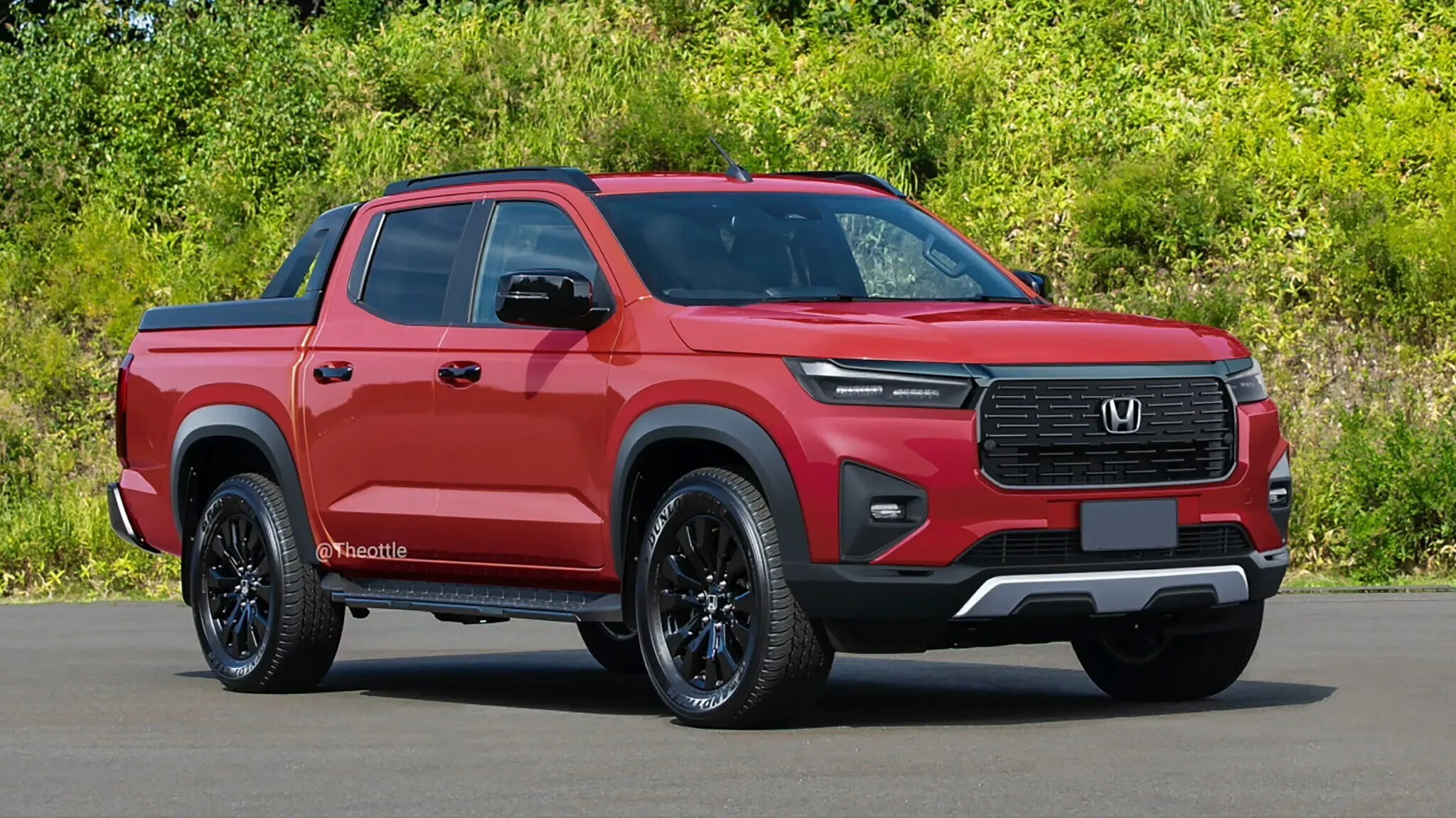 Mẫu xe bán tải mới của Honda được các trang&nbsp;phác thảo.